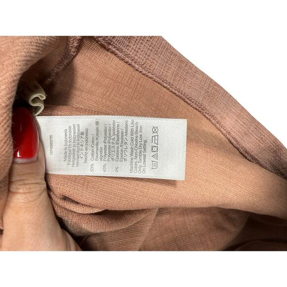 Madewell Blush Faux Wrap Knit Midi Dress - Size M - Picture 4 of 5